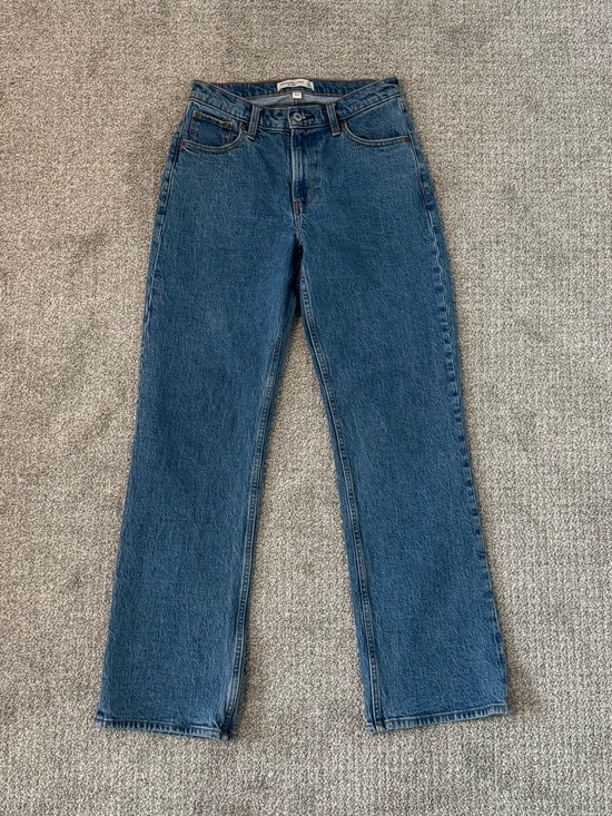 Abercrombie & Fitch Denim - Abercrombie Baggy 24 short Lowrise Women's Dark Blue Jeans